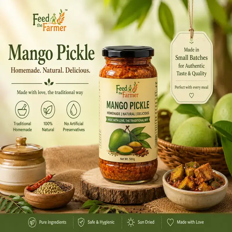 Homemade Mango Pickle Aam Ka Achhar